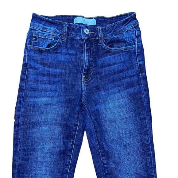 KANCAN Distressed Raw Hem Skinny Jeans Blue Size 3/25 - Picture 2 of 11